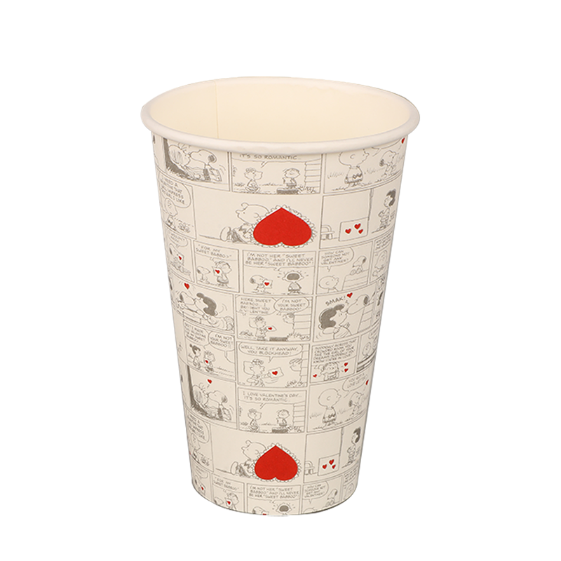 Bicchiere di carta per caffè caldo da 16 once
