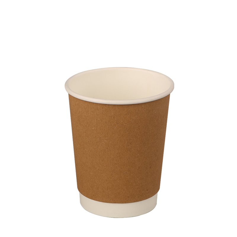 Bicchieri di carta per caffè caldo a doppia parete da 8 once