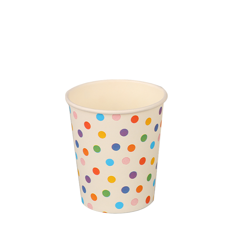 Bicchiere di carta calda riciclabile da 6 once