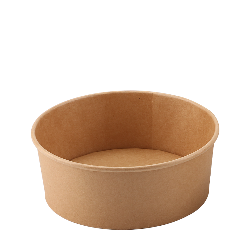 Insalatiera in carta kraft impermeabile da 500 ml