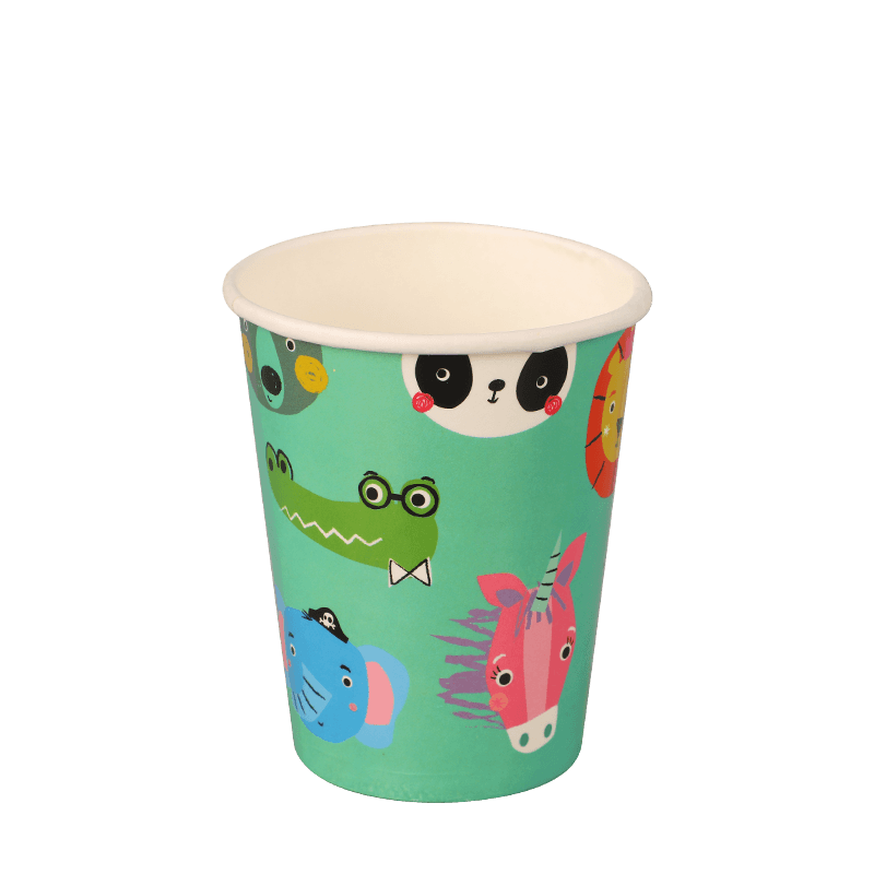 Bicchieri di carta per caffè freddo riciclabili da 10 once